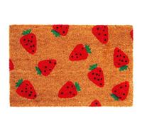 Relaxdays Paillasson en coco motif, 60 x 40 cm