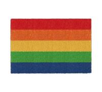 Relaxdays Paillasson en Fibres de Coco, antidérapant, 60 x 40 cm, pour intérieur et extérieur, Multicolore