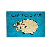 Relaxdays Paillasson en fibres de coco Welcome