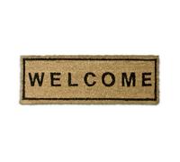 Relaxdays Paillasson fibres de coco étroit WELCOME