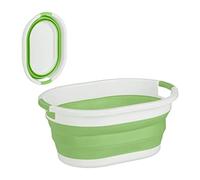 relaxdays Panier à linge pliable 24 litres
