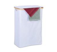 Relaxdays Panier à linge avec couvercle 105 L