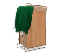 Relaxdays Panier à linge en bambou 40 l