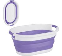 relaxdays Panier à linge pliable 24 litres