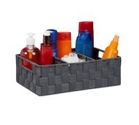 Relaxdays Panier de rangement avec compartiments
