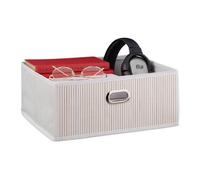 Relaxdays Panier de rangement en bambou plat