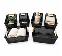 Relaxdays Panier de rangement, lot de 6
