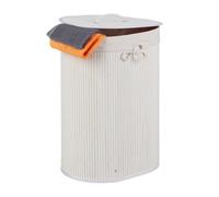 Relaxdays Panier linge en bambou ovale