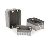 Relaxdays Paniers de rangement jeu de 3 tailles