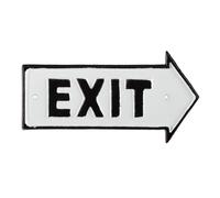 Relaxdays Panneau Exit en lot de 2