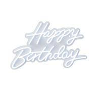 Relaxdays Plaque LED « Joyeux anniversaire »