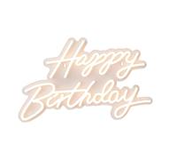 Relaxdays Plaque LED « Joyeux anniversaire »