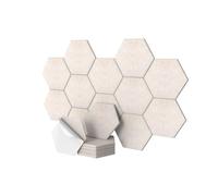 Relaxdays Panneaux acoustiques hexagonaux adhésifs