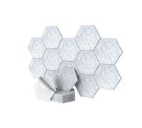 Relaxdays Panneaux acoustiques hexagonaux adhésifs