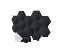 Relaxdays Panneaux acoustiques hexagonaux adhésifs