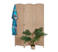 Relaxdays Paravent couleur nature