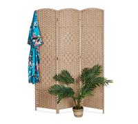 Relaxdays Paravent couleur nature