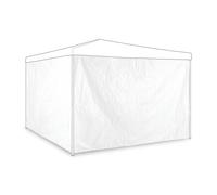 Relaxdays Paroi latérale tonnelle lot de 2 blanc