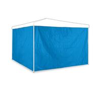 Relaxdays Paroi latérale tonnelle lot de 2 bleu