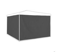 Relaxdays Paroi latérale tonnelle lot de 2 gris
