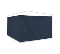 Relaxdays Paroi latérale tonnelle 2x Bleu foncé