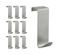 Relaxdays Patères de porte en acier en lot de 10