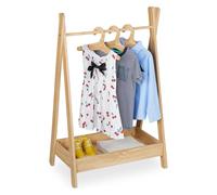 Relaxdays, Patères + portants pour enfant, Kinder-Kleiderständer (62 x 40 x 98.50 cm)