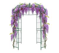 Relaxdays Pavillon métal pour rosiers