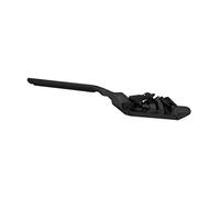 Relaxdays Pelle à cendres de cheminée 49 cm en acier four poêle, noir