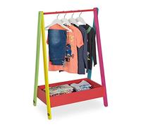 Relaxdays Penderie avec rangement pour les enfants