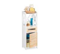 Relaxdays Petite armoire étagère 5 niveaux