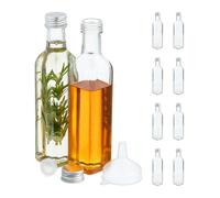Relaxdays Petites bouteilles à remplir 250 ml