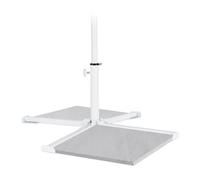 Relaxdays Pied de parasol blanc