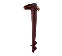 Relaxdays Pied de parasol brun
