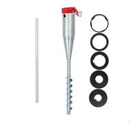 Relaxdays Douille de sol pied de parasol 25-55 mm