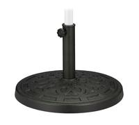 Relaxdays Pied de parasol vert en imitation fonte