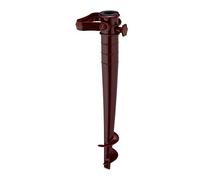 Relaxdays Pied de parasol brun