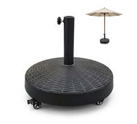 Relaxdays Pied parasol à roulettes