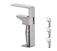Relaxdays Pince à nappe inox lot de 4