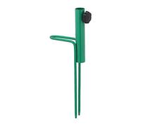 Relaxdays Piquet de Parasol, avec poignée, pour Parasol, pour Tubes de 17-23 mm d’épaisseur, Camping, Acier, Vert