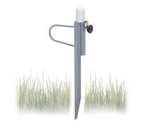 Relaxdays Piquet de parasol gris
