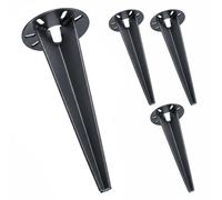 Relaxdays Piquets pour lampes de jardin, x4