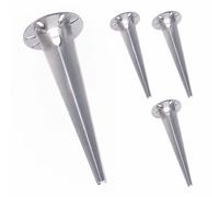 Relaxdays Piquets pour lampes de jardin, x4