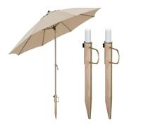 Relaxdays Piquets pour parasol, lot de 2