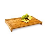 Relaxdays Planche à découper bambou Protège-plaque 52x29 cm