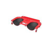Relaxdays Planche à roulettes pour Les Genoux, jusqu'à 150 kg, genouillère à roulettes ménageant Les articulations, Rangement pour Outils, L x P : 50 x 25,5 cm, Rouge