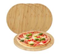 Relaxdays Lot de 4 planches à pizza