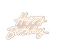 Relaxdays Plaque LED « Joyeux anniversaire »