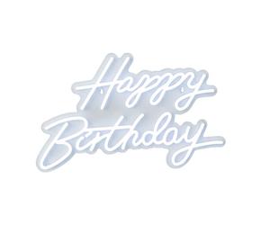 Relaxdays Plaque LED « Joyeux anniversaire »