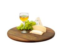 Relaxdays Plateau tournant en acacia